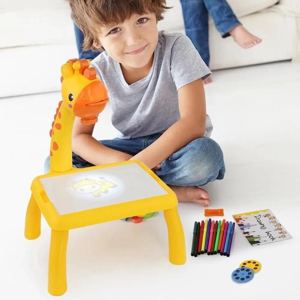🦒 Kids Projector Drawing Desk | Educational Art Toy