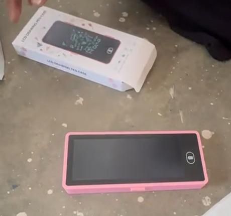 Writing Tablet Pencil Case | 2-in-1 LCD Display & Storage Box