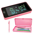 Writing Tablet Pencil Case | 2-in-1 LCD Display & Storage Box