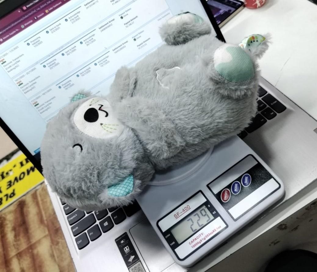 Breathing Teddy Bear with Soothing Music – Your Cuddly Comfort Buddy