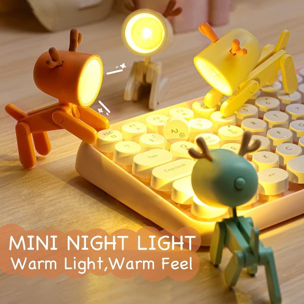 Mini LED Desk Lamp – Deer Shape Night Light