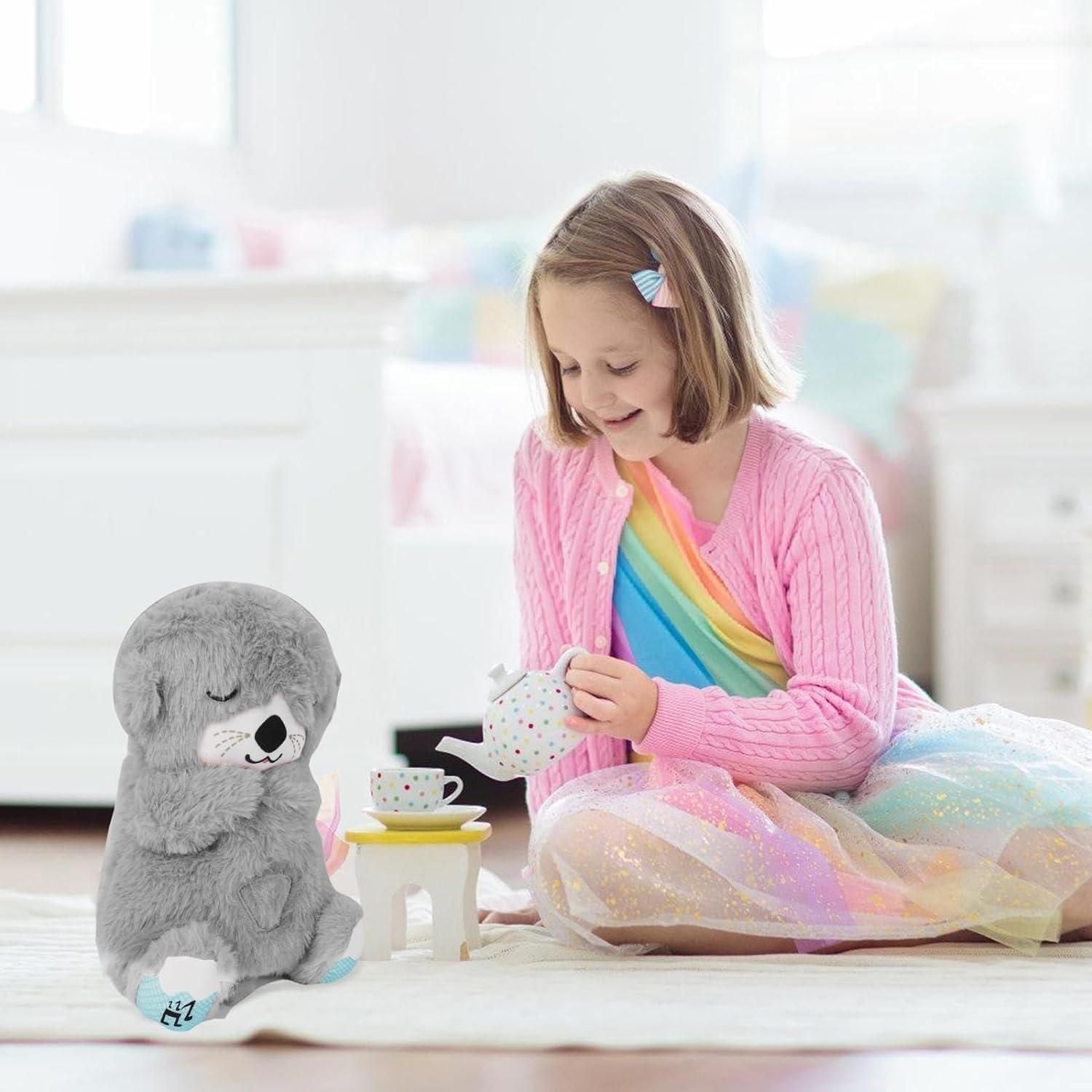 Breathing Teddy Bear with Soothing Music – Your Cuddly Comfort Buddy