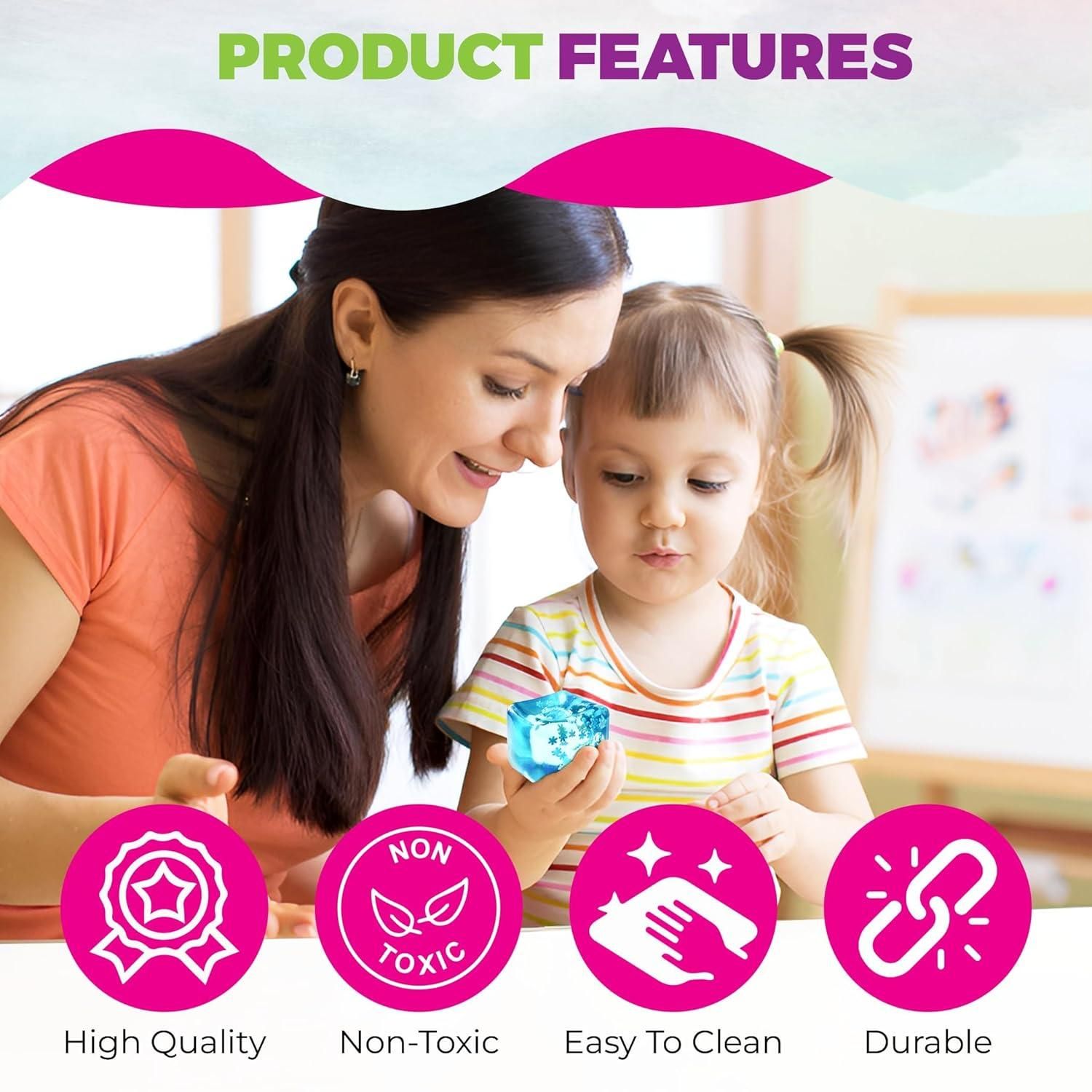 Ice Cube Stress Ball | Squishy Relaxing Toy