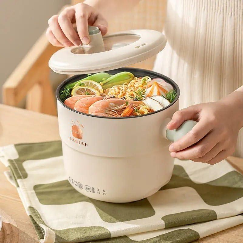 Electric Mini Cooking Pot| 4-in-1 Multi-Functional Cooker