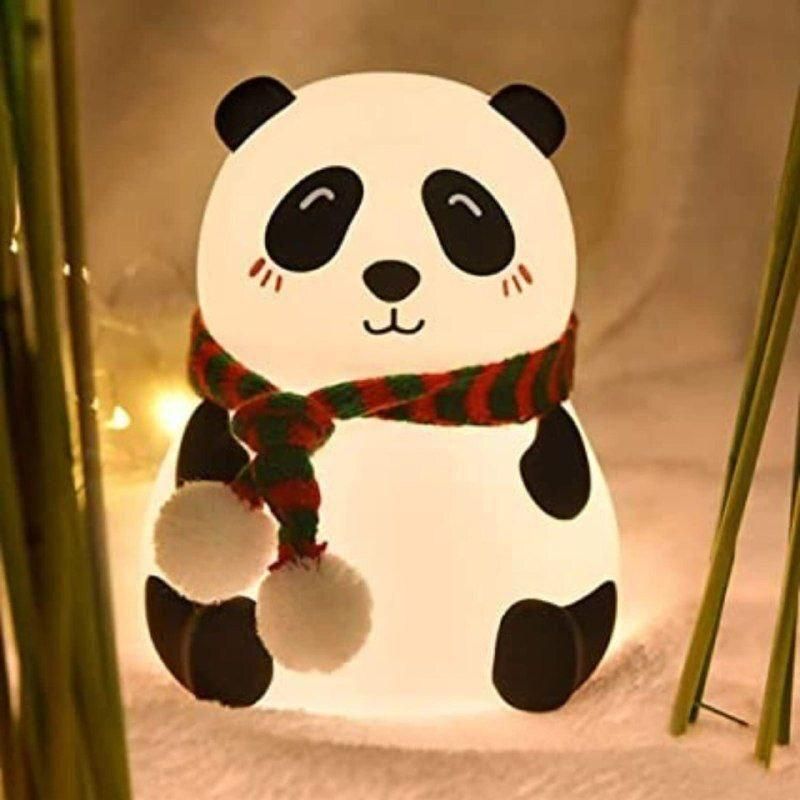 🐼 Cute Panda Night Lamp | Touch & Color Changing