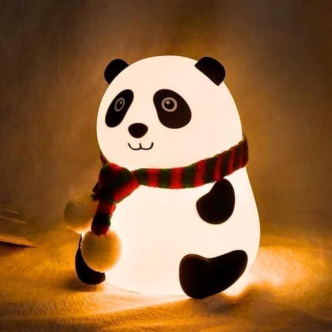 🐼 Cute Panda Night Lamp | Touch & Color Changing
