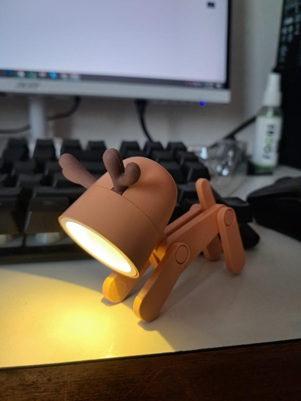 Mini LED Desk Lamp – Deer Shape Night Light