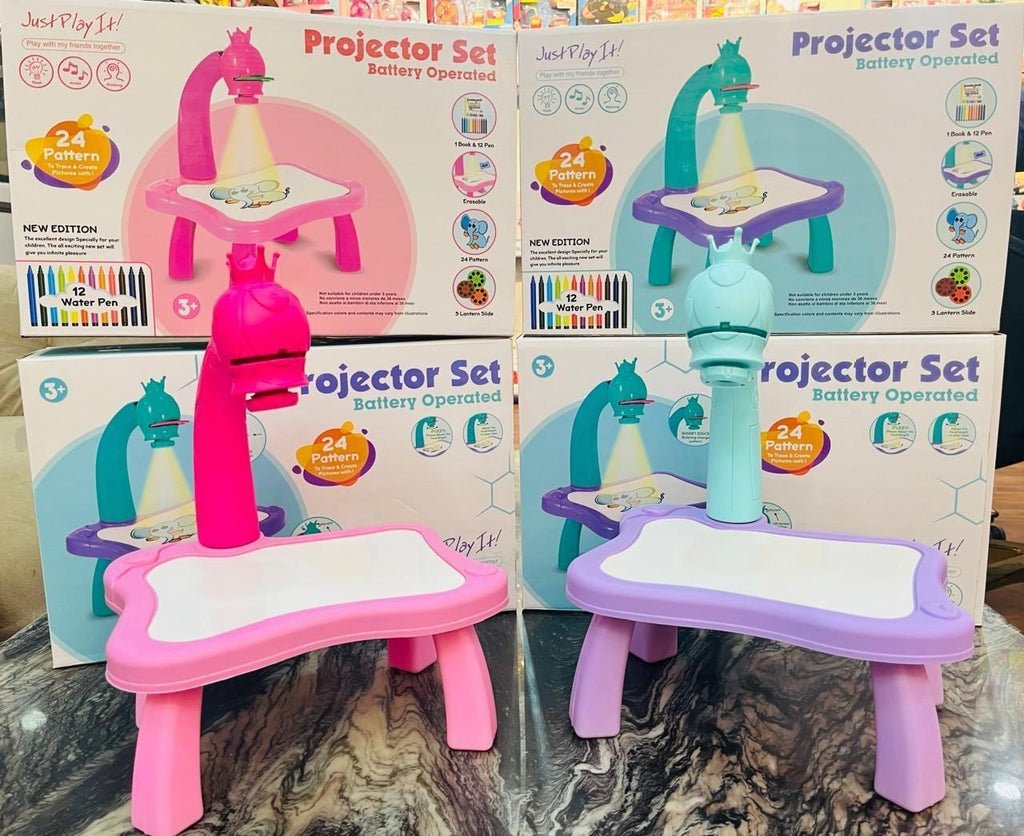 🦒 Kids Projector Drawing Desk | Educational Art Toy
