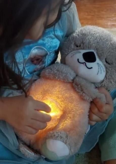 Breathing Teddy Bear with Soothing Music – Your Cuddly Comfort Buddy